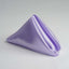 5 Pack Satin 20"x20" Napkins Lavender Lilac - Luxurious Shine & Smooth Dinner Napkins