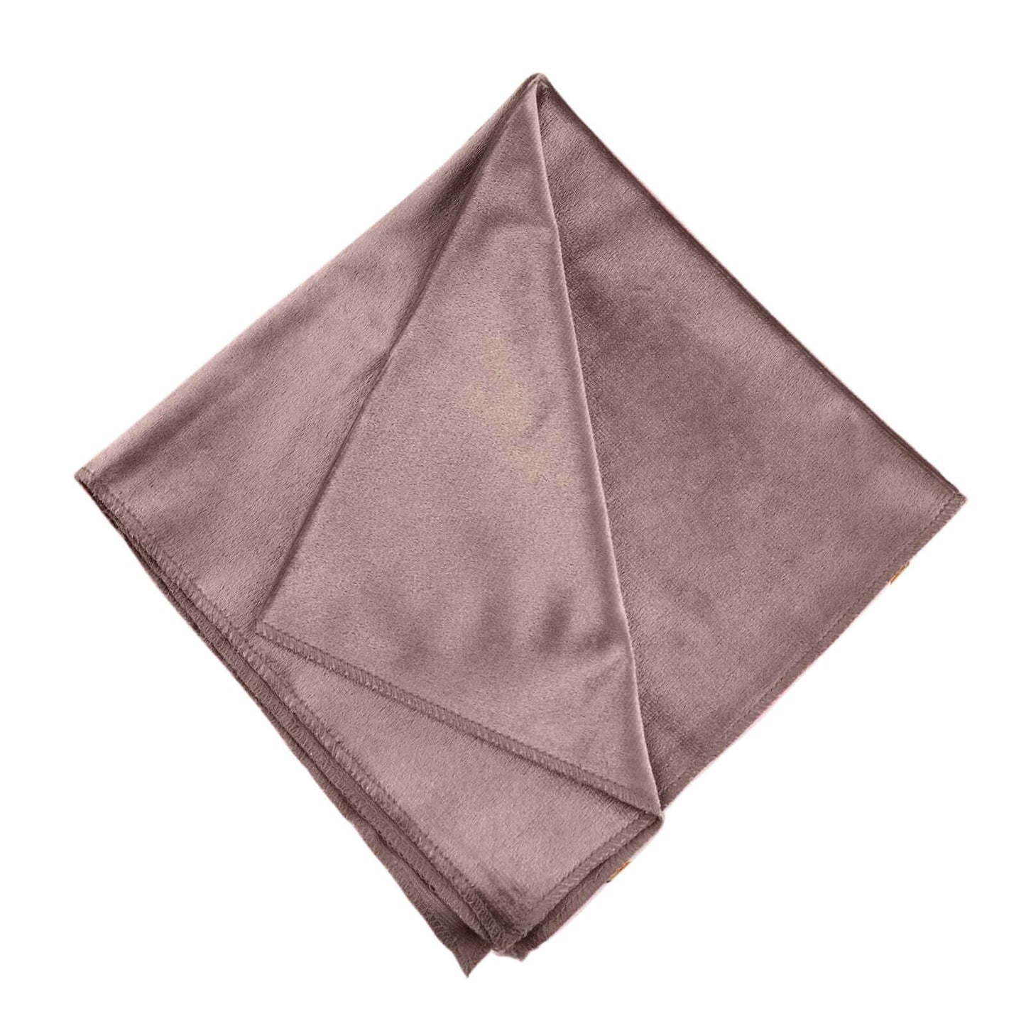5 Pack Premium Velvet 20"x20" Napkins Mauve - Soft Sheen Finish Cloth Napkins