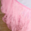 Tulle 21ft Table Skirt Pink/Rose Quartz - 4 Layer Pleated Tutu Table Cover