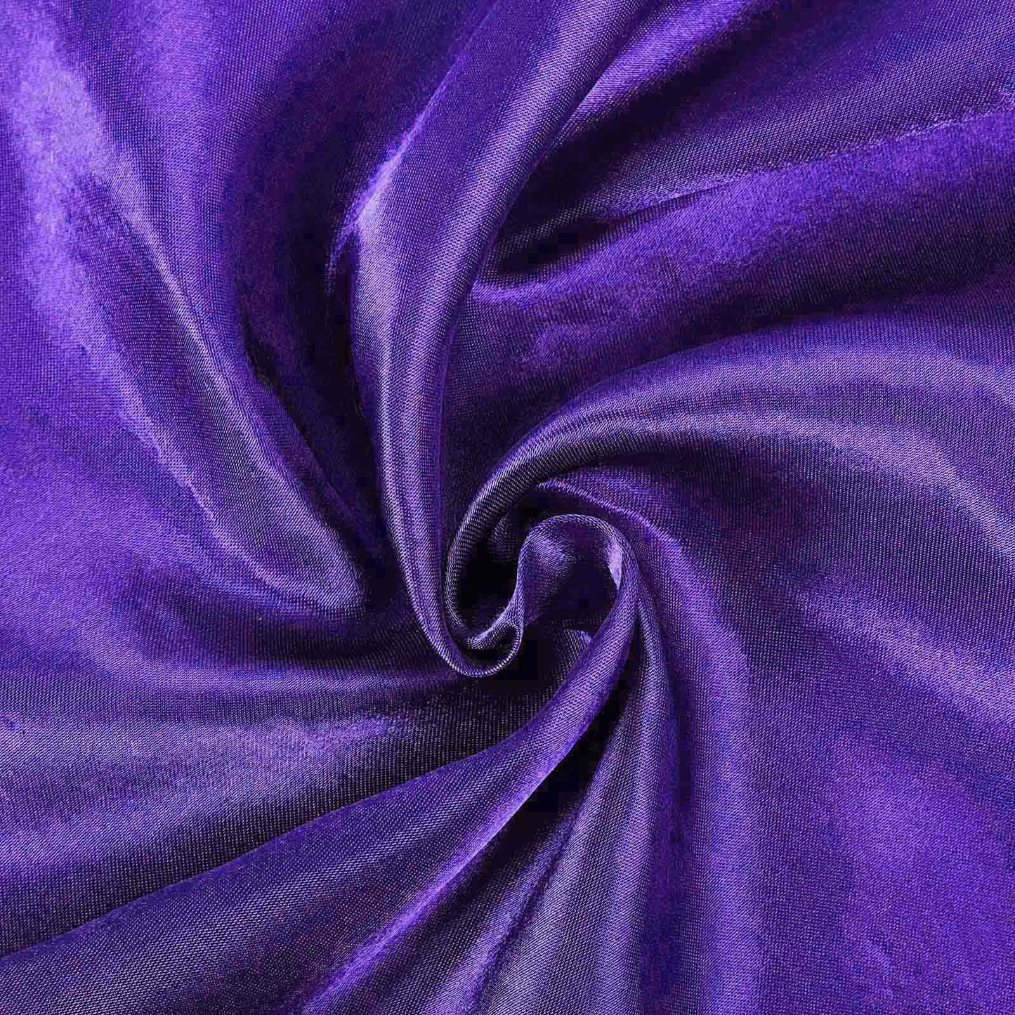Satin 108" Round Tablecloth Purple - Smooth and Lustrous Table Cover
