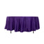 Lamour Satin 108" Round Tablecloth Purple - Durable & Silk-Like Table Cover