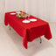 Lamour Satin 60"x102" Rectangle Tablecloth Red - Durable & Silky Soft Feel Table Cover