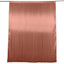 8ftx10ft Terracotta (Rust) Satin Event Curtain Drapes, Backdrop Event Panel