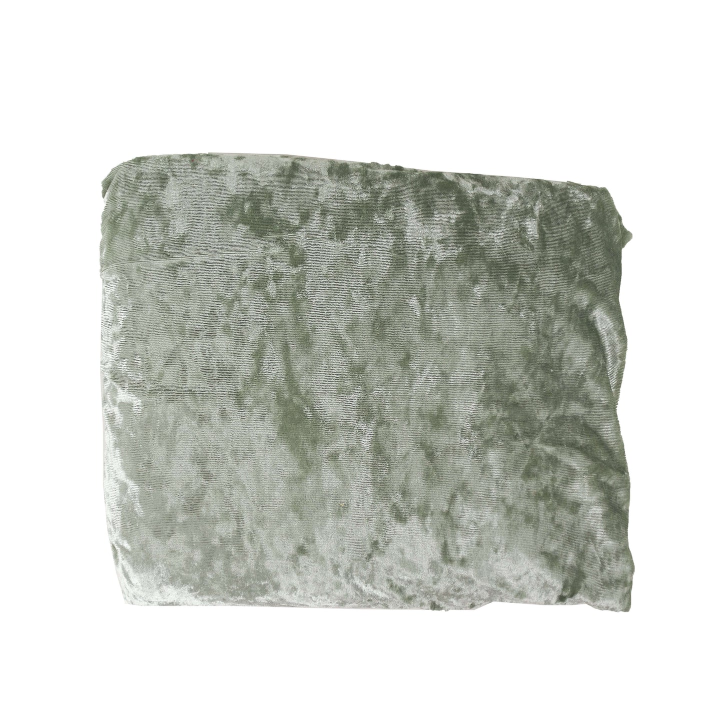 65"x5 Yards Sage Green Crushed Velvet Fabric Bolt, DIY Craft Fabric Roll