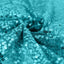 Sequin 120" Round Tablecloth Turquoise - Seamless Glittering Table Cover