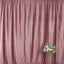 Dusty Rose Crushed Velvet Backdrop Curtain â€“ 8ft x 8ft Event Drape with Rod Pocket, Privacy Panel for Photo Booths & Events