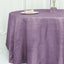 Taffeta 120" Round Tablecloth Violet Amethyst - Seamless Accordion Crinkle Table Cover