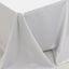 Fire Retardant Premium Polyester 90"x156" Rectangular Tablecloth White - Stylish High-Performance Seamless Table Cover for Large Gatherings