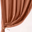 2 Pack Terracotta (Rust) Scuba Polyester Event Curtain Drapes, Durable Flame Resistant Backdrop Event Panels Wrinkle Free with Rod Pockets - 10ftx10ft