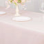 Premium Polyester 60"x102" Rectangle Tablecloth Blush - Durable 220GSM Wrinkle-Resistant Table Cover