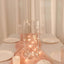 6-Pack Glass Flower Vases Cylinder Design Heavy Duty Clear - Stylish Centerpieces for Weddings 12"