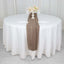 Chiffon 6ft Table Runner Taupe - Flowy & Lightweight Table Decor