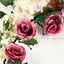 6ft Dusty Rose Artificial Silk Rose Hanging Flower Garland Faux Vine