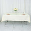 Premium Polyester 54"x96" Rectangle Tablecloth Ivory - Durable 220GSM Stain-Resistant Fabric Table Cover