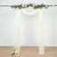 20ft Ivory Gauze Cheesecloth Fabric Wedding Arch Drapery, Window Scarf Valance, Boho Decor Arbor Curtain Panel