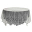 Lace 90" Round Tablecloth Ivory - Premium Design for Versatile Table Decor