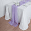 Chiffon 6ft Table Runner Lavender Lilac - Flowy & Lightweight Table Decor