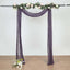 20ft Purple Gauze Cheesecloth Fabric Wedding Arch Drapery, Window Scarf Valance, Boho Decor Arbor Curtain Panel