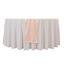 Scuba Polyester 12"x108" Table Runner Blush - Wrinkle-Free Table Linen