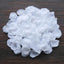 500-Pack Rose Petals Round Design White Silk Confetti - Decorative Scatters for Tables and Floors