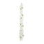 2-Pack Garland String Lights Jasmine Silk Flower Design White Warm White - Battery Operated Hanging DÃ©cor 6ft