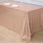 Sequin 90"x132" Rectangle Tablecloth Rose Gold - Seamless Sparkly Table Cover