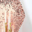 8ftx7ft Rose Gold Big Payette Sequin Sparkly Hexagon Backdrop Stand Cover