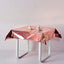 Metallic Foil Tablecloth Square Rose Gold - Stylish Disposable Party Cover 50"x50"