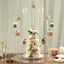 Acrylic Cake Stand with 12-Arm Tiered Cupcake Holders Clear - Easy Assembly Multi-layer Dessert Display Centerpiece Tower for Weddings Gala Events & Celebrations 29"
