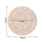 6-Pack Acrylic Round Charger Plates 13" in Rose Gold with Glitter Abstract Lines Pattern, Decorative Dinner Party Charger Tableware