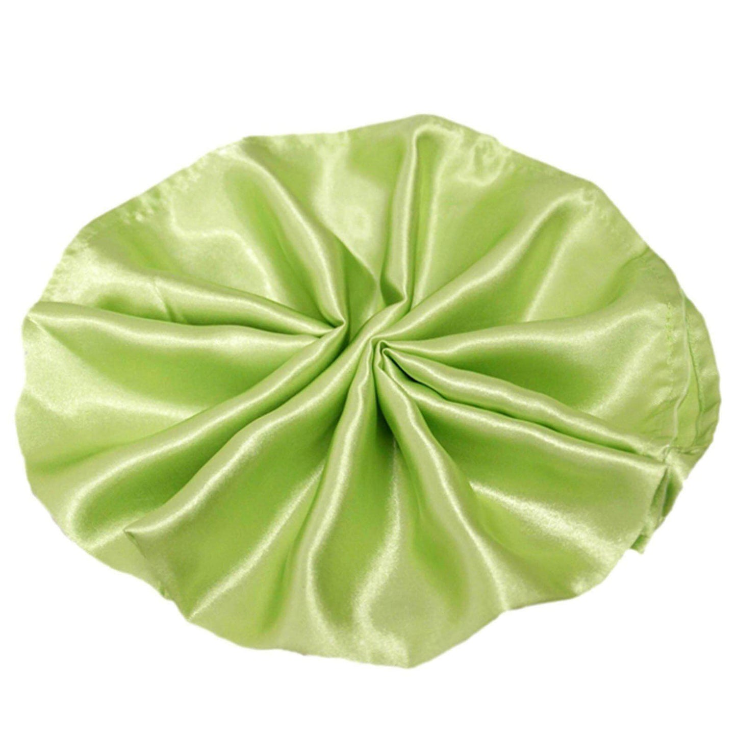 5 Pack Satin 20"x20" Napkins Apple Green - Luxurious Shine & Smooth Dinner Napkins