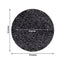 6-Pack Acrylic Round Charger Plates 13" in Black with Silver Glitter Abstract Lines Pattern, Decorative Dinner Party Charger Tableware