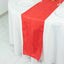 Taffeta 12"x108" Table Runner Red - Accordion Crinkle Design