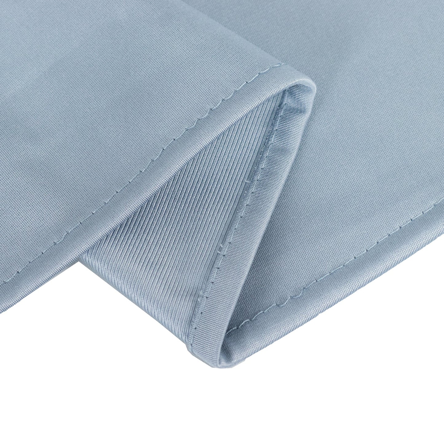 Scuba Round 108" Tablecloth Dusty Blue - Wrinkle Free & Stain Resistant Table Cover