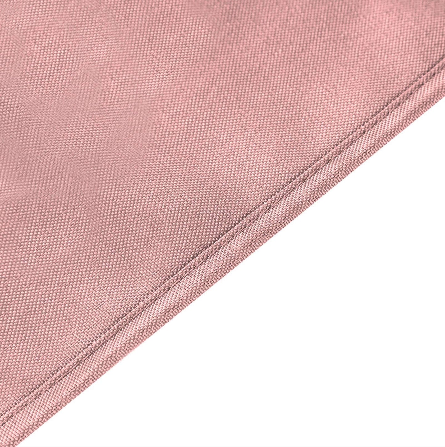 Polyester 90"x90" Table Overlay Square Tablecloth Dusty Rose - Wrinkle-Resistant & Durable Table Cover