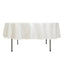 Fire Retardant Premium Polyester 90" Round Tablecloth Ivory - High-Performance Table Cover