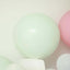 2 Pack 32" Large Matte Pastel Mint Helium Air Premium Latex Balloons