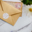 500Pcs 1.5" Baby Shower Love and Oh Baby Floral Stickers Roll, Labels For DIY Envelope Seal - Round