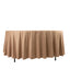Scuba Round 108" Tablecloth Nude - Wrinkle Free & Stain Resistant Table Cover