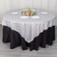 Polyester 72"x72" Table Overlay Square Tablecloth Silver - Glitter Sparkle Table Topper