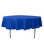 Premium Polyester 90" Round Tablecloth Royal Blue - Stain and Wrinkle-Resistant Design with 220GSM Thickness Table Cover