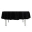 Fire Retardant Premium Polyester 90" Round Tablecloth Black - High-Performance Table Cover