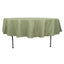 Premium Polyester 90" Round Tablecloth Dusty Sage Green - Stain and Wrinkle-Resistant Design with 220GSM Thickness Table Cover