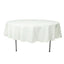 Premium Polyester 90" Round Tablecloth Ivory - Stain and Wrinkle-Resistant Design with 220GSM Thickness Table Cover