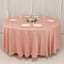 Lamour Satin 108" Round Tablecloth Dusty Rose - Durable & Silk-Like Table Cover