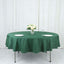 Polyester 90" Round Tablecloth Hunter Emerald Green - Stain & Wrinkle-Resistant Table Cover
