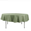 Polyester 90" Round Tablecloth Dusty Sage Green - Stain & Wrinkle-Resistant Table Cover