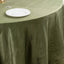 Taffeta 120" Round Tablecloth Dusty Sage Green - Seamless Accordion Crinkle Table Cover