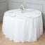 5 Pack Plastic Table Skirts White Ruffled - Durable Disposable Skirts for Events 14ft
