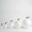 2 Pack 10â€ White StyroFoam Foam Balls For Arts, Crafts and DIY